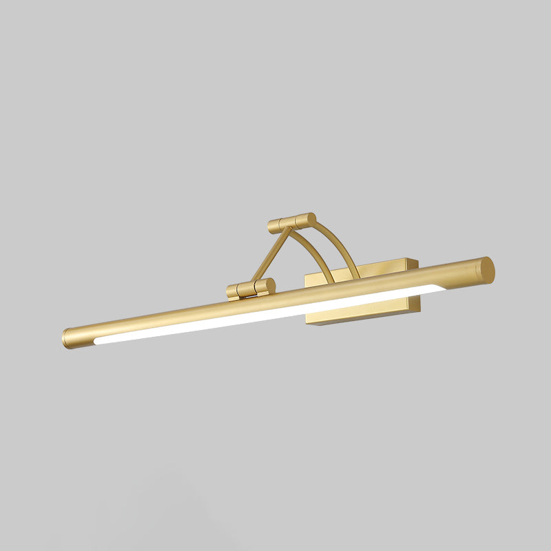 Minimalistische röhrenförmige Vanity-Leuchte Acryl LED-Wandmontage Lampe mit 3-gelenkigem Schwenkarm | Karnz