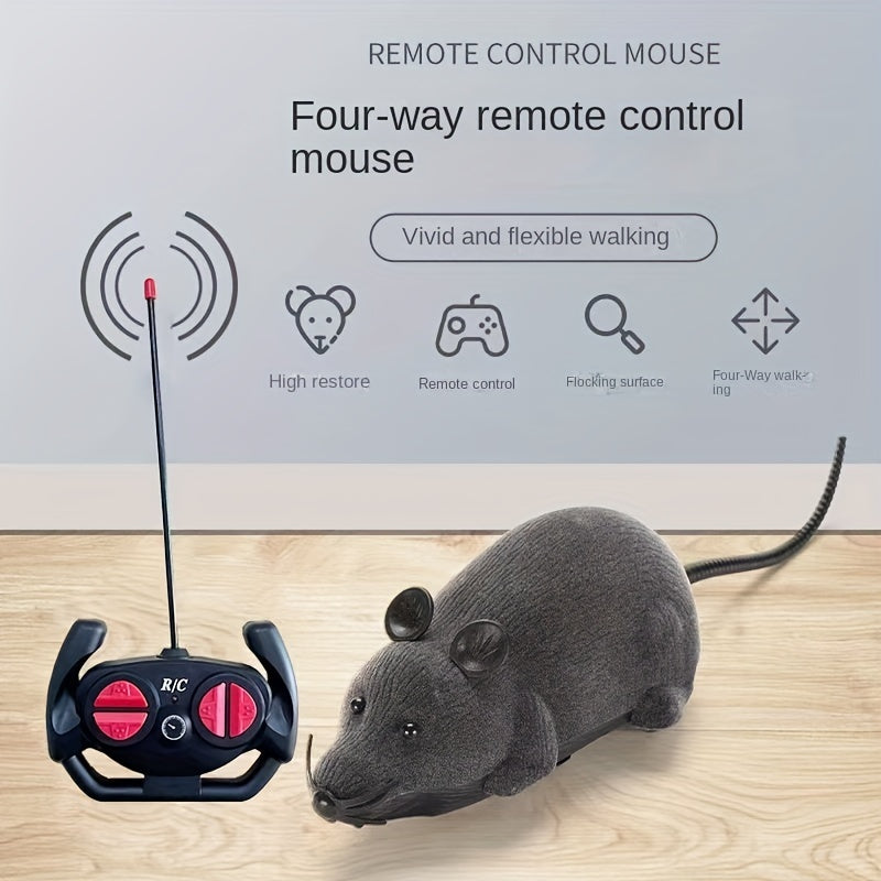 Karnz | MouseChase | Verspielter Jagds Spaß - Interaktives Roboter-Mausspielzeug für Katzen