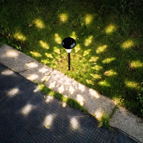 Moderne Solar Glas Kegel LED Außen Garten Bodeneinbau Landschaftslicht | Karnz