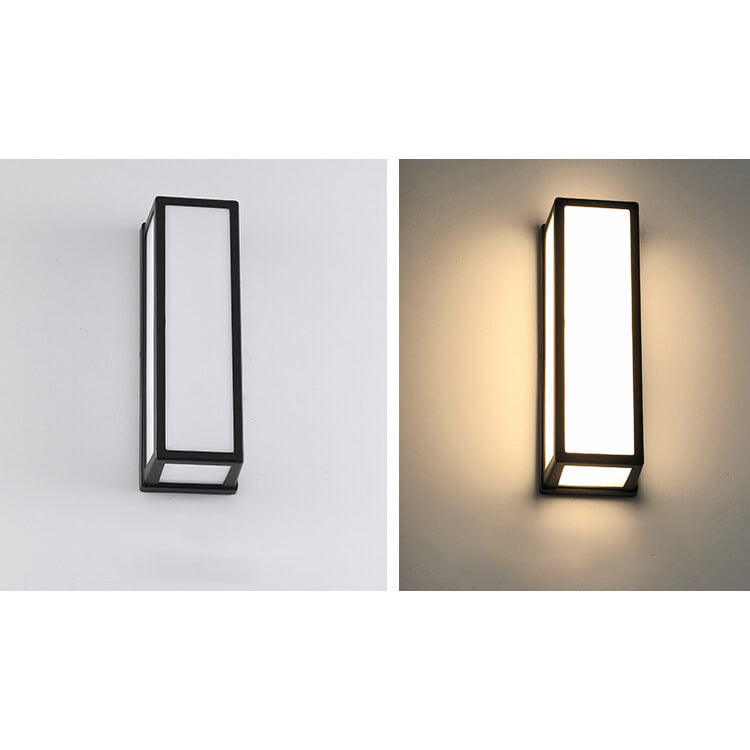 Moderne kreative Geometrie Aluminium Außen wasserdichte LED Wandleuchte Lampe | Karnz