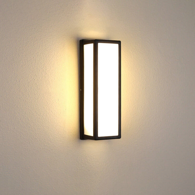 Moderne kreative Geometrie Aluminium Außen wasserdichte LED Wandleuchte Lampe | Karnz