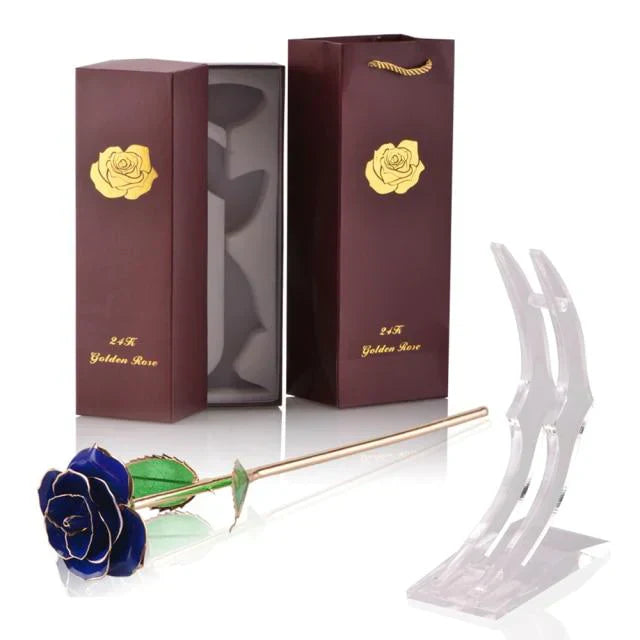 Ewige Rose, getaucht in 24 Karat Gold