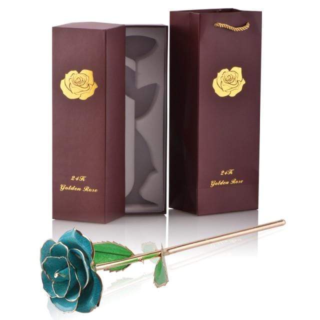 Ewige Rose, getaucht in 24 Karat Gold