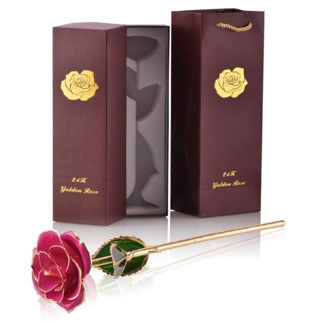 Ewige Rose, getaucht in 24 Karat Gold