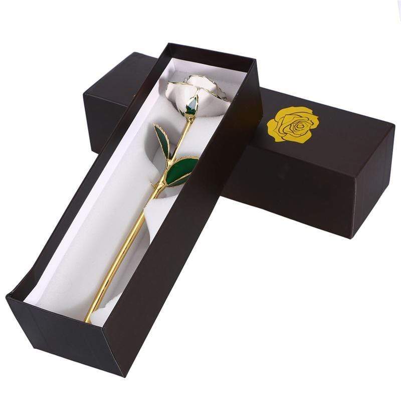 Ewige Rose, getaucht in 24 Karat Gold