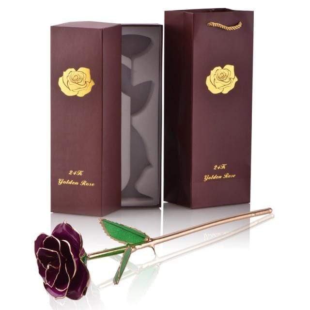 Ewige Rose, getaucht in 24 Karat Gold