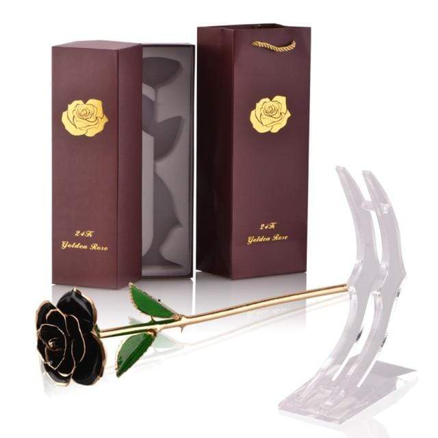 Ewige Rose, getaucht in 24 Karat Gold