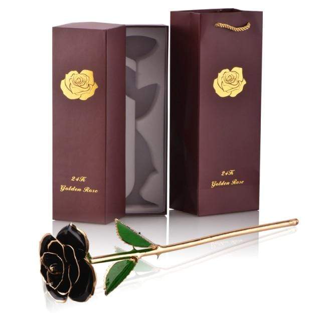 Ewige Rose, getaucht in 24 Karat Gold