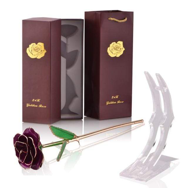 Ewige Rose, getaucht in 24 Karat Gold
