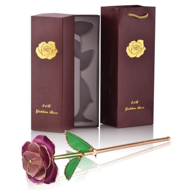 Ewige Rose, getaucht in 24 Karat Gold