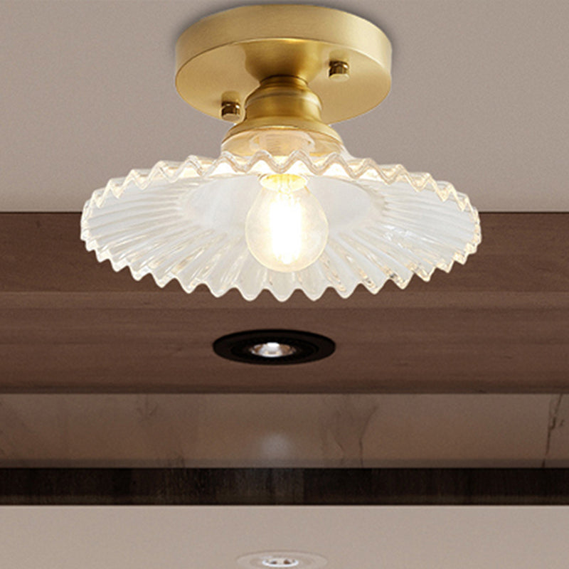 LumiCraft – Industrielle Deckenlampe mit grünem Glas-Schirm | Karnz