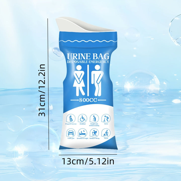 Einweg Urinbeutel 800 ml für Auto & Reisen | Karnz