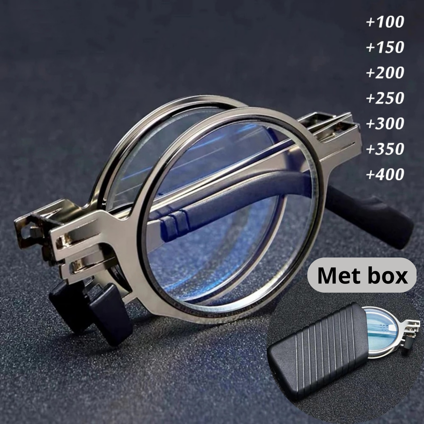 CompactView Lesebrille – Faltbare Brille für Komfort und Schutz