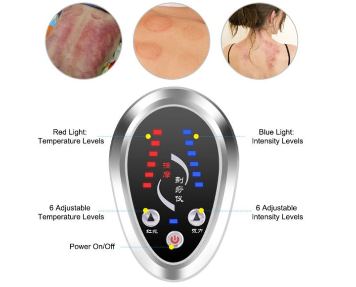 Wireless Gua Sha Vakuum-Saugmassage, negative Druck-Magnettherapie. | Karnz