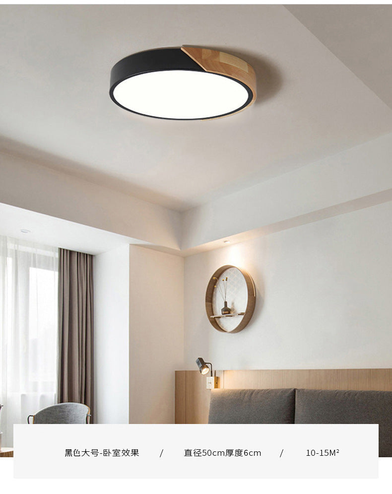 Moderne LED-Deckenlampe für Schlafzimmer - Energiesparende Acryl- und Metall-Einbauleuchte, Verschiedene Farben | Karnz