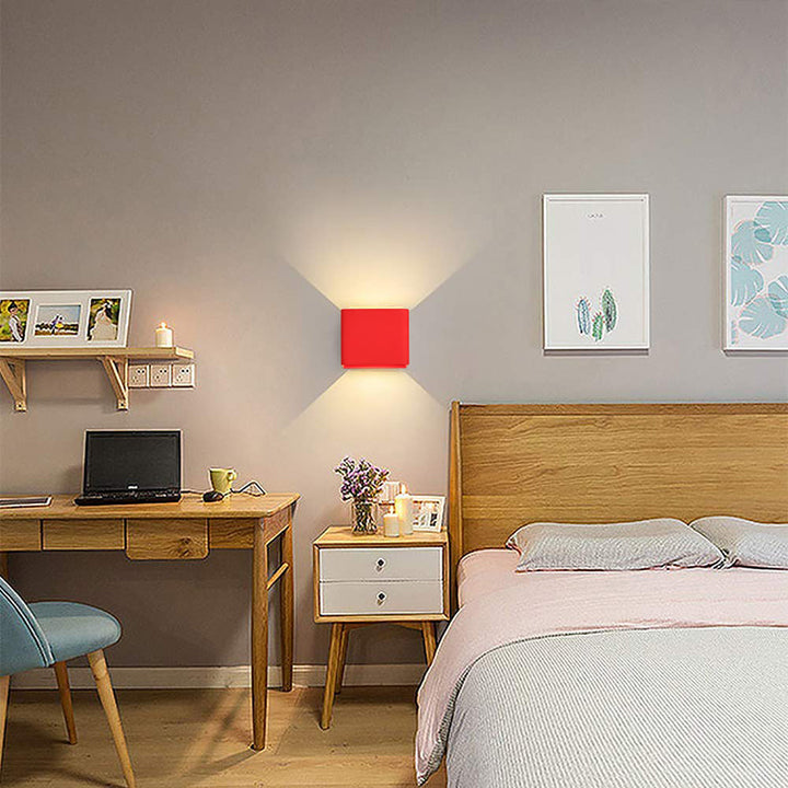 Moderne Vierkant Wandlampe Innen - Wandleuchte für Wohnräume | Karnz