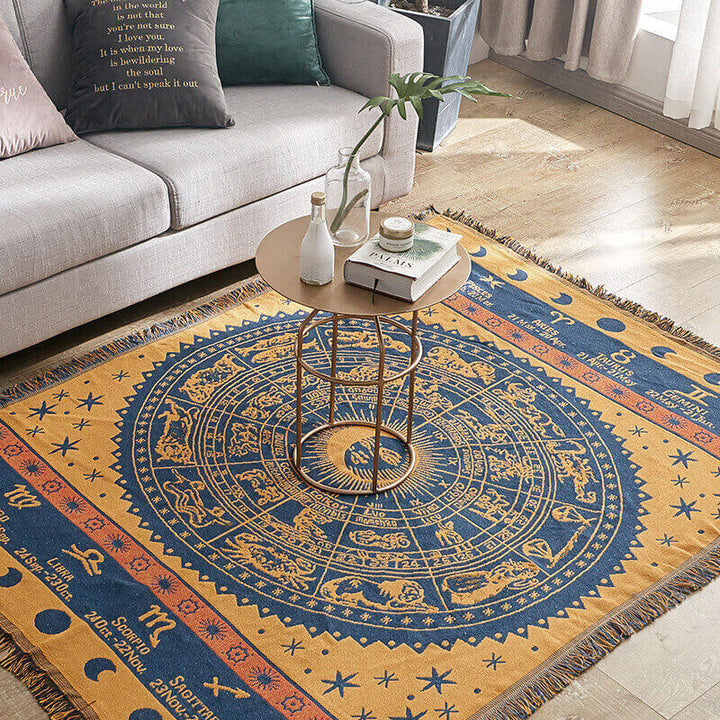 Bohemian Strickwurfdecken für Sofa Dekor