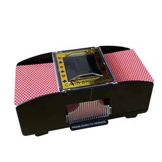 Automatischer Spielkartenmischer – Ideal für 2/4/6 Kartenspiele, elektrischer Spielkartenmischer für Poker