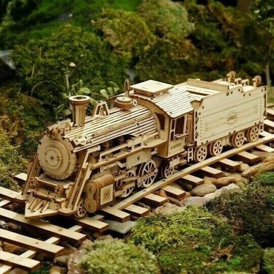 Super Holz-Mechanik-Modellpuzzle-Set