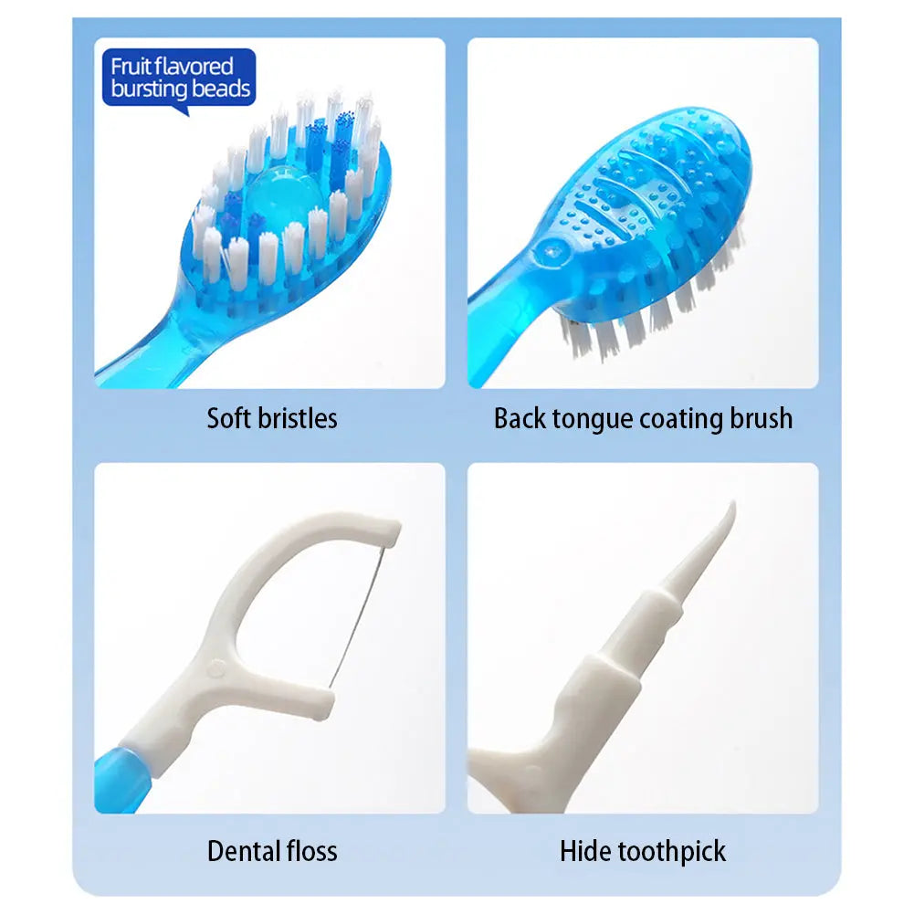 26 Teile 5-in-1 Mini-Zahnbürsten-Set