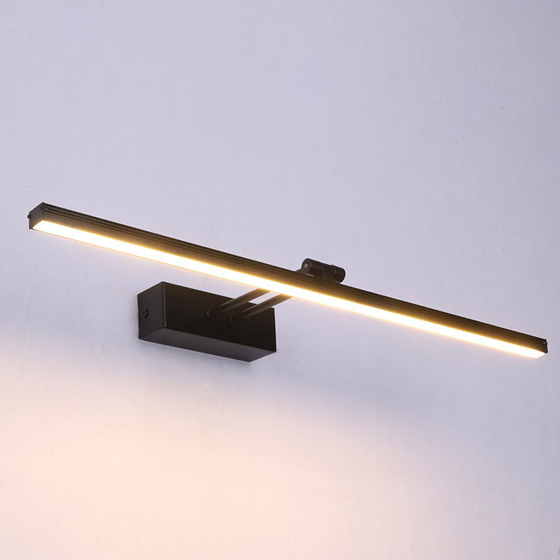 Lineare Spiegel Beleuchtung Moderner Minimalistischer Stil Metall Einzelne Spiegel Beleuchtung | Karnz