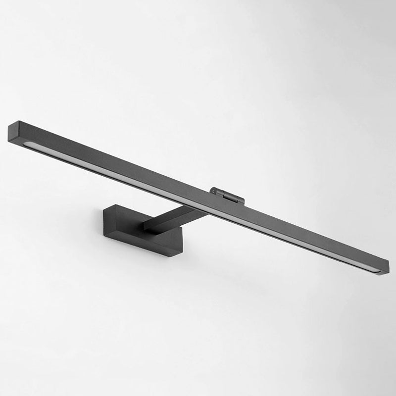 Rechteckige Wandlampe Waschbecken Leuchten Nordic Minimalistischer Stil Aluminium Einzige Waschbeckenlampe | Karnz