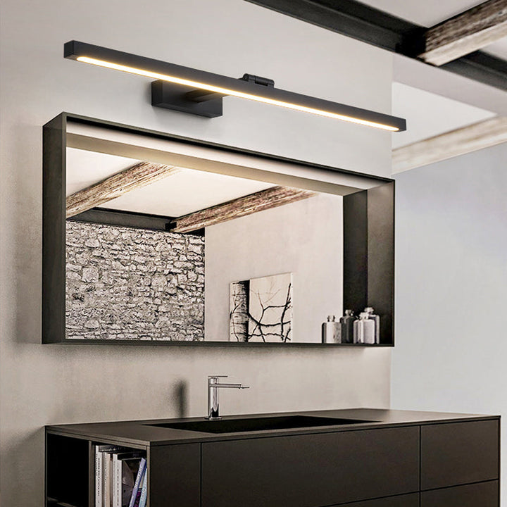 Rechteckige Wandlampe Waschbecken Leuchten Nordic Minimalistischer Stil Aluminium Einzige Waschbeckenlampe | Karnz