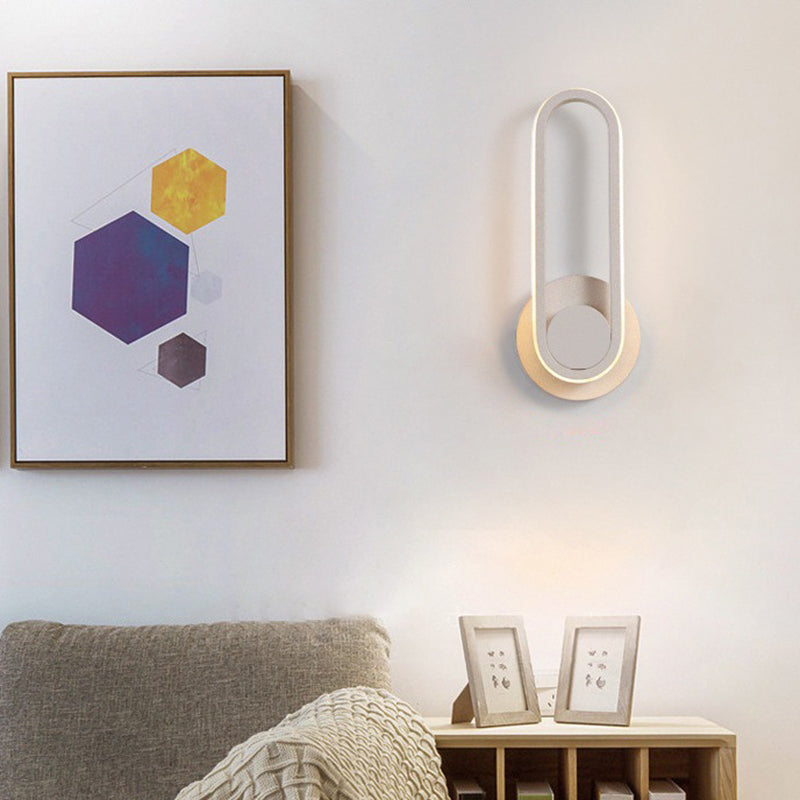 Reguläre moderne Wandleuchte LED Metall Nachttischlampen mit drehbarem Kopf | Karnz