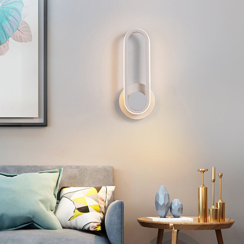 Reguläre moderne Wandleuchte LED Metall Nachttischlampen mit drehbarem Kopf | Karnz