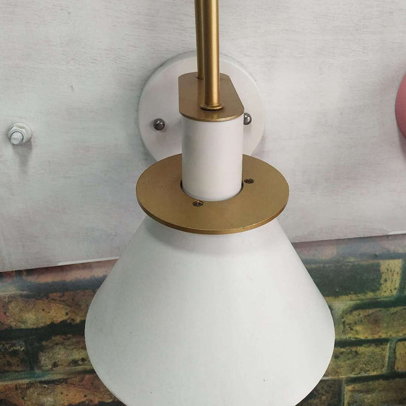 Macaroon Stil Wandmontage Lichtarmatur Metall Bunte Wandleuchte für Hotelzimmer | Karnz