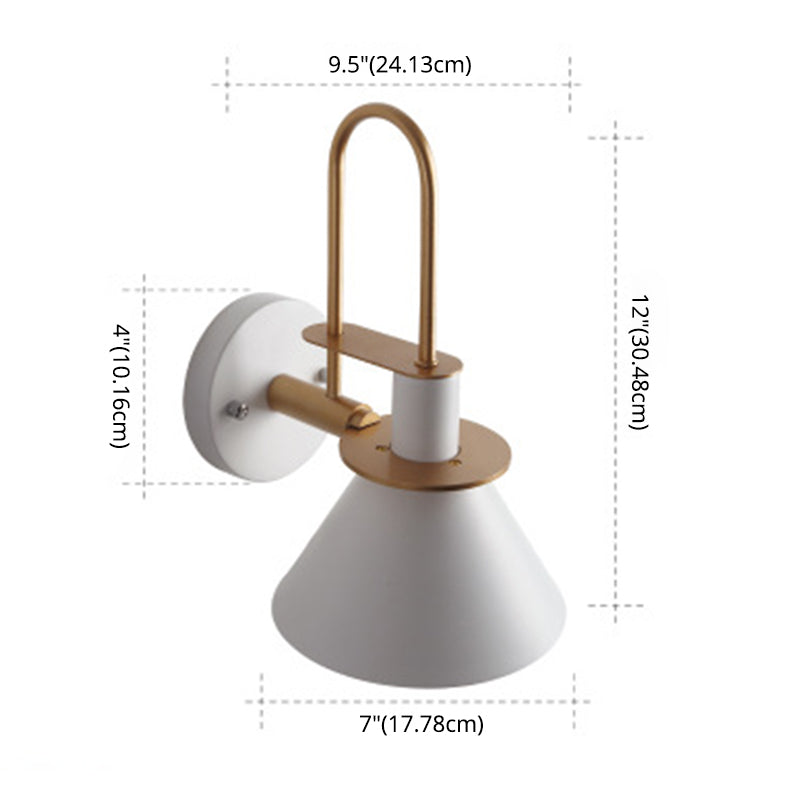 Macaroon Stil Wandmontage Lichtarmatur Metall Bunte Wandleuchte für Hotelzimmer | Karnz