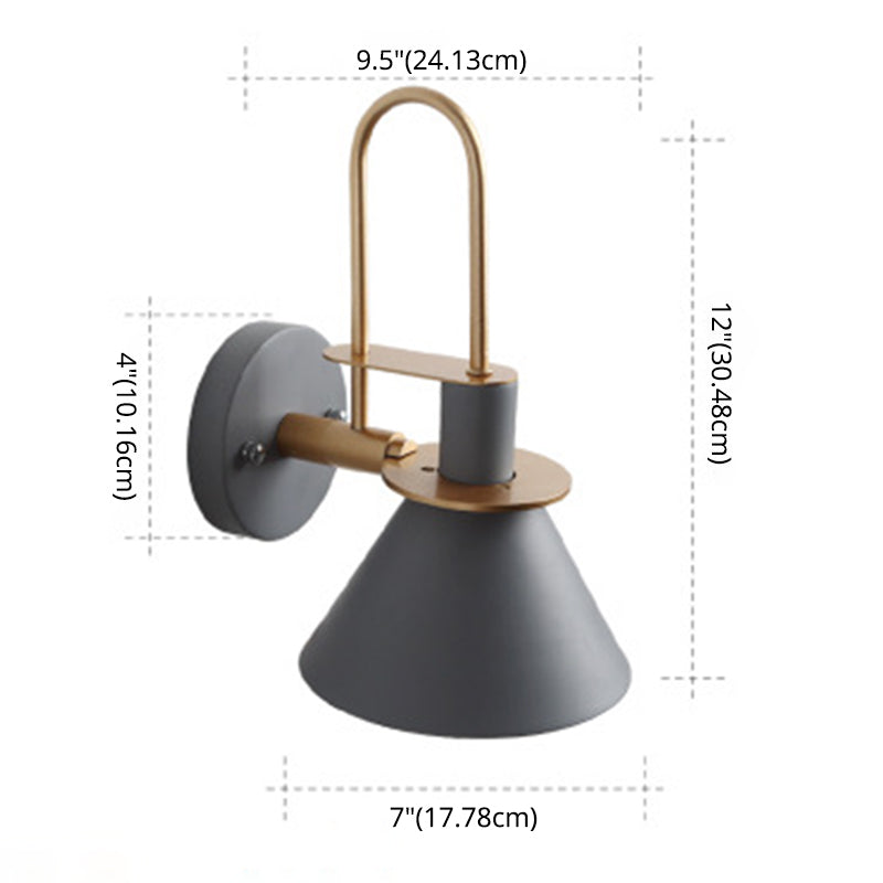 Macaroon Stil Wandmontage Lichtarmatur Metall Bunte Wandleuchte für Hotelzimmer | Karnz