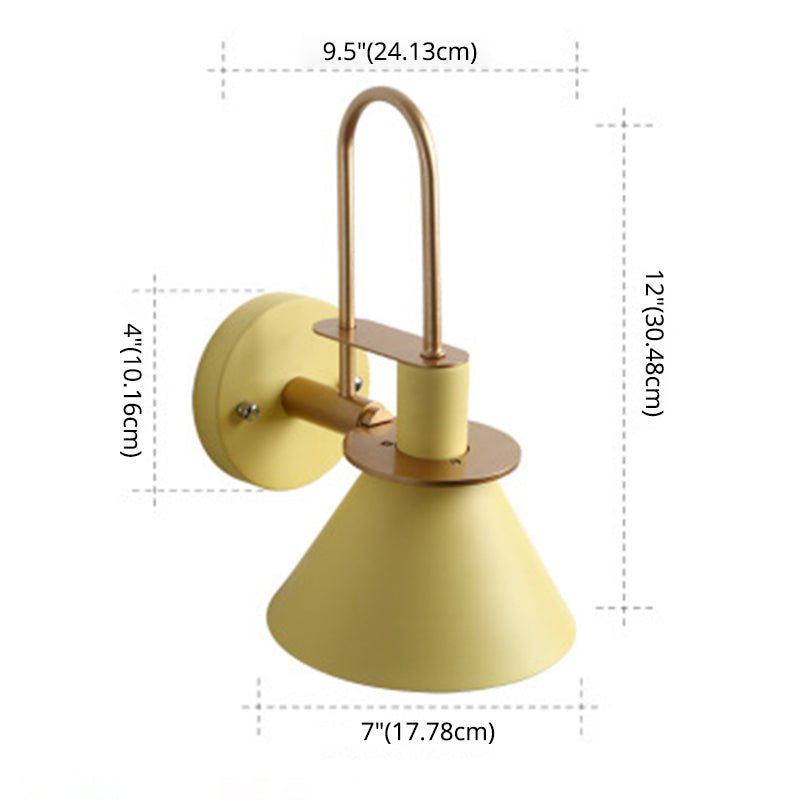Macaroon Stil Wandmontage Lichtarmatur Metall Bunte Wandleuchte für Hotelzimmer | Karnz