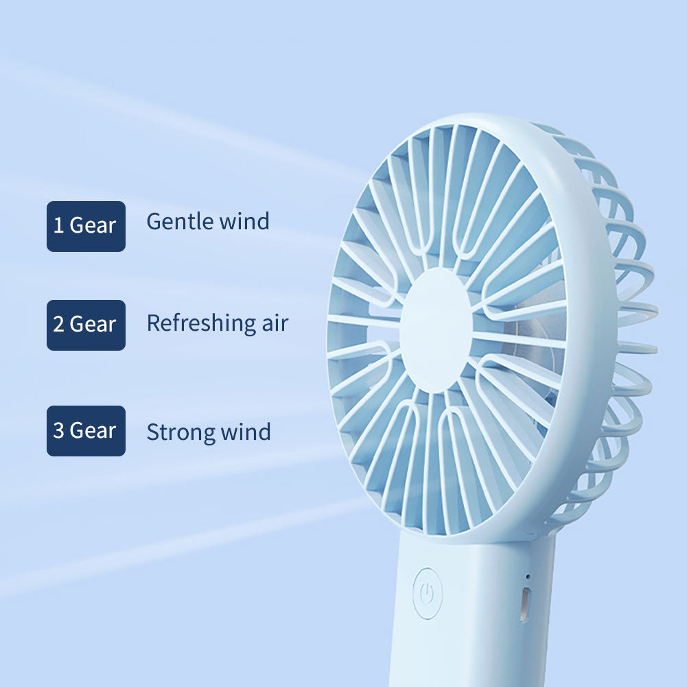 Mini tragbarer Handheld USB wiederaufladbarer Ventilator | Karnz