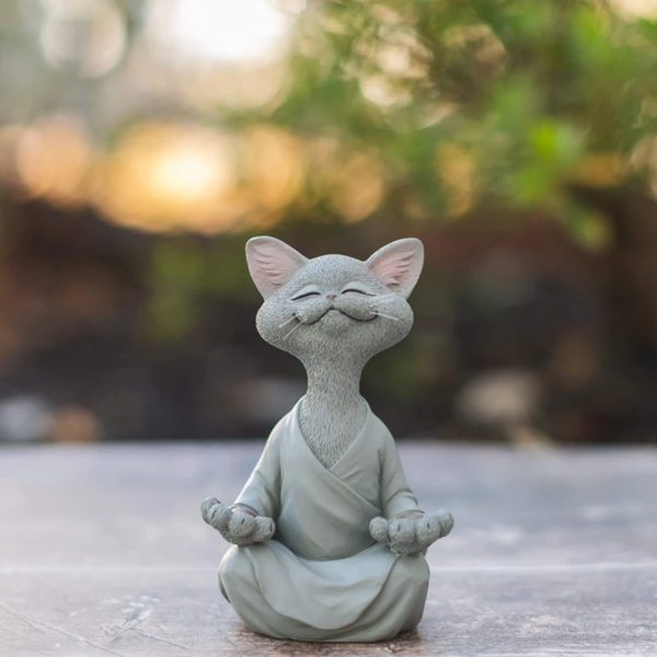 Happy Buddha Cat | Karnz