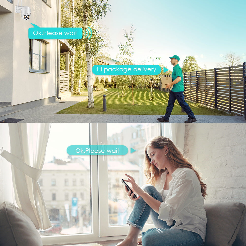 SecureView 360 – Drahtlose Sicherheitskamera mit 360° Abdeckung | Karnz
