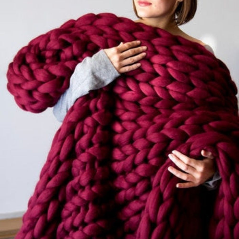 Strickdecke Schaffen Sie Wärme und Komfort | Karnz