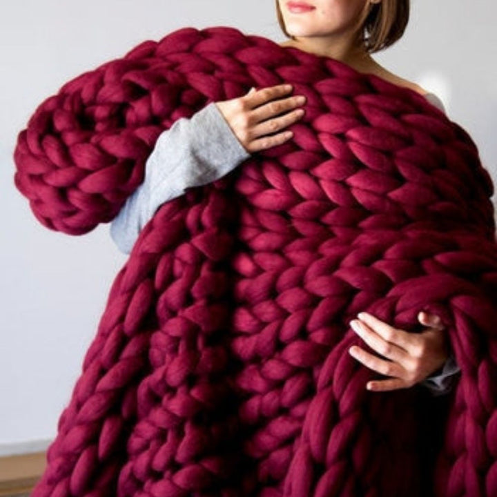 Strickdecke Schaffen Sie Wärme und Komfort | Karnz