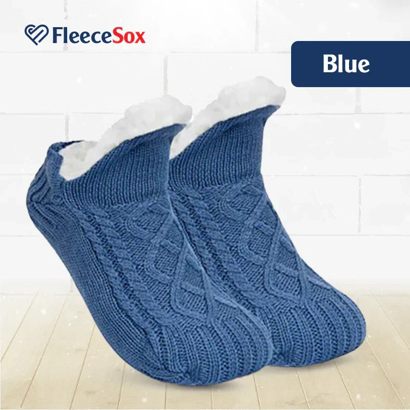 Karnz | Fleecegefütterte rutschfeste Thermosocken
