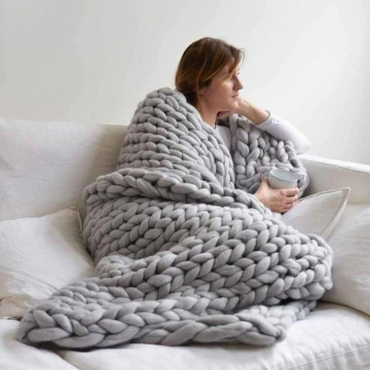 Strickdecke Schaffen Sie Wärme und Komfort | Karnz