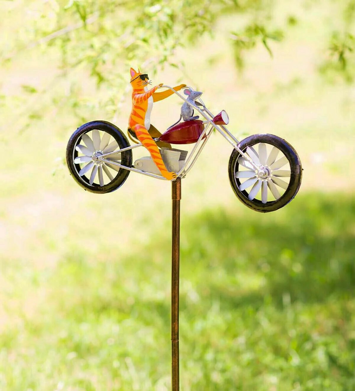 [49% RABATT] Vintage Fahrrad-Windspiel aus Metall