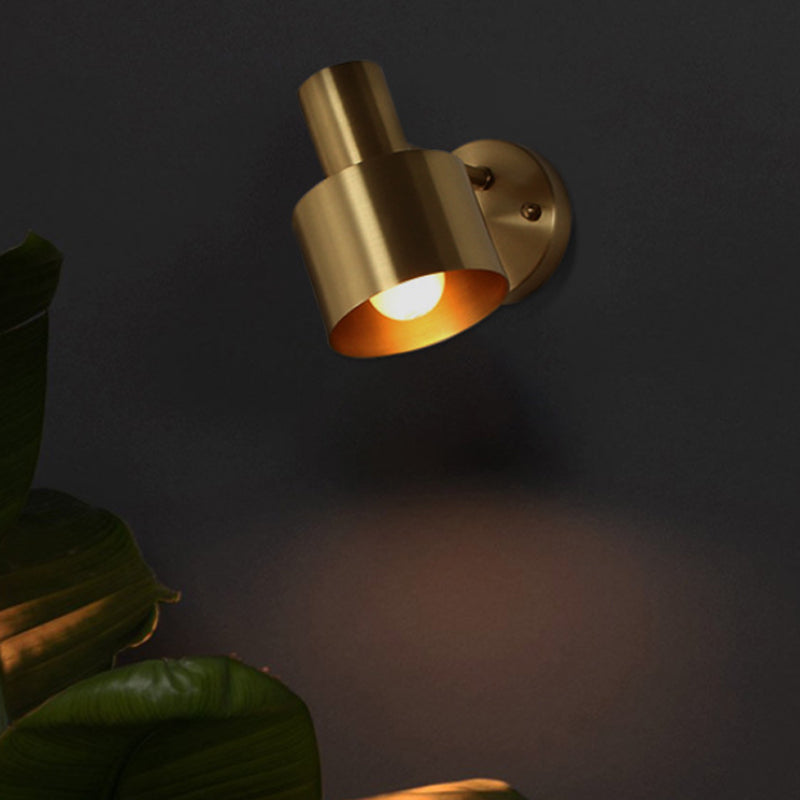 Metall Messing Wand Vanity Licht Zylinder 1/2/3-Birne LED Traditionalist Wandleuchte für Badezimmer | Karnz
