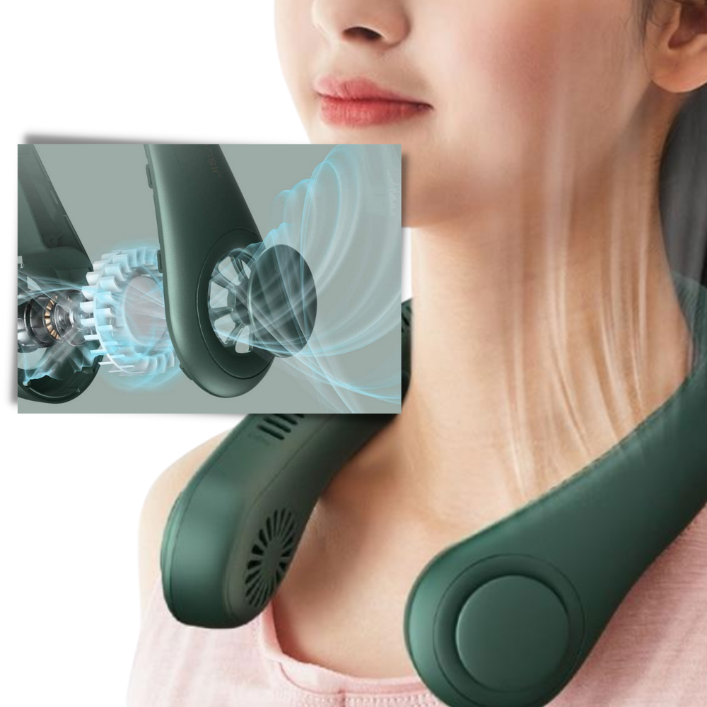 Tragbarer Mini-Akku-Halsventilator | Karnz