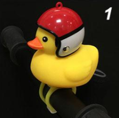 Kleine gelbe Entenfahrradklingel Karnz