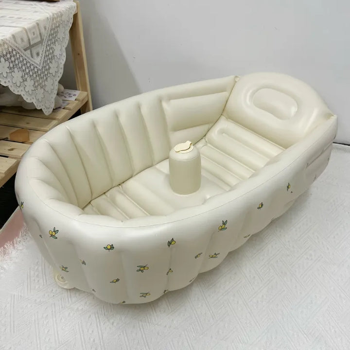 Karnz | Aufblasbare Baby-Badewanne für Reisen – BubbleNest