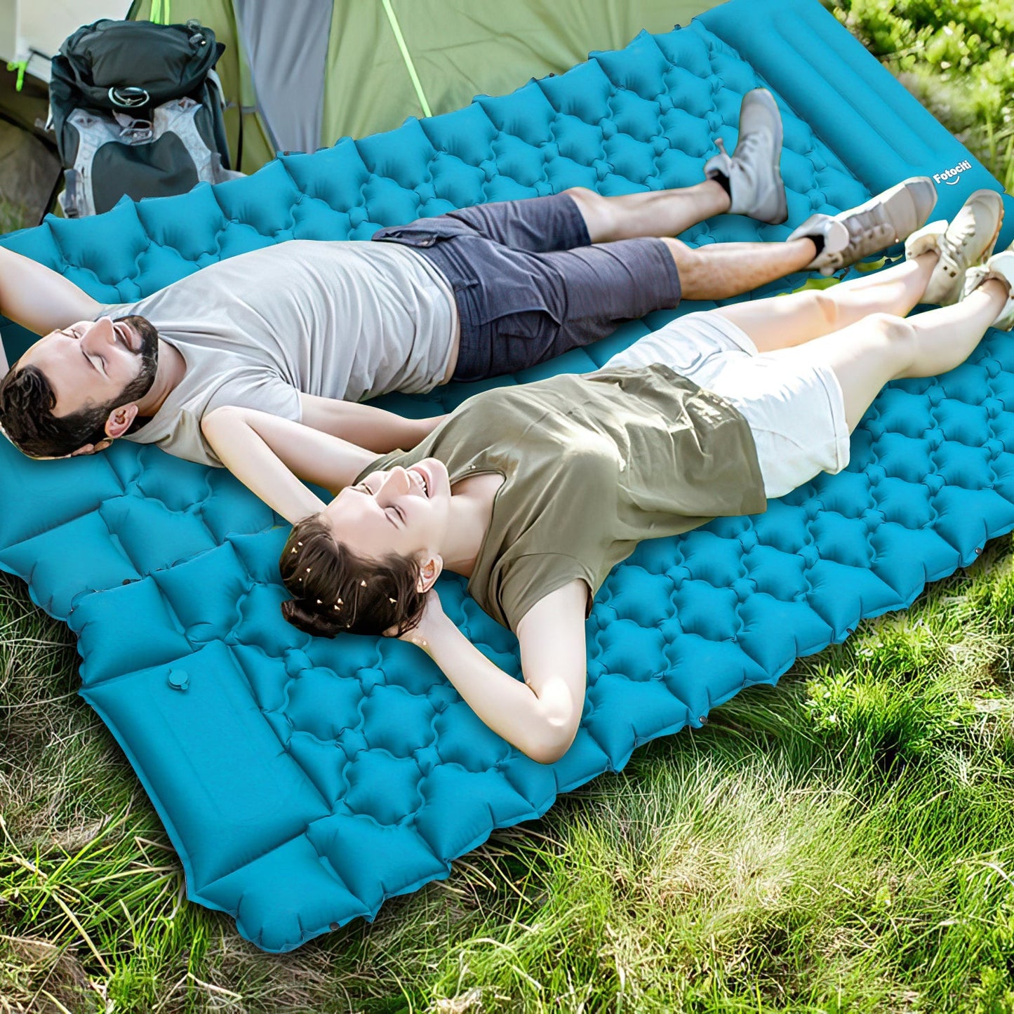 Schlafmatte Campingmatte Fusspumpe | Karnz