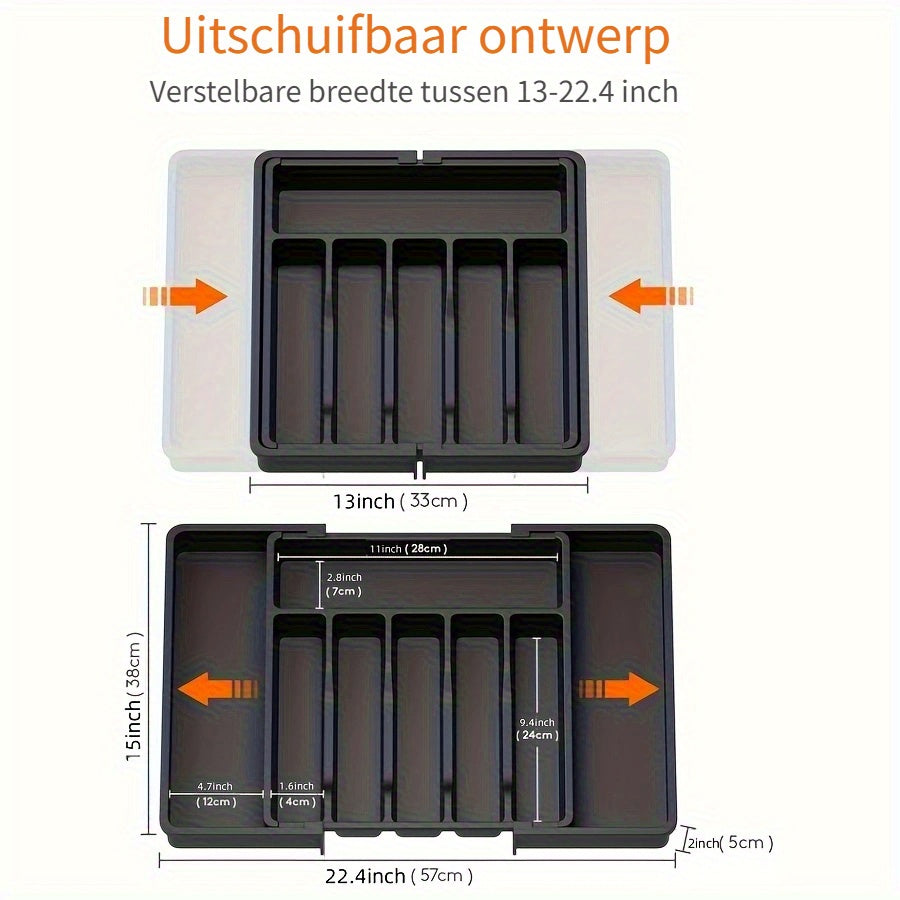 Ausziehbarer Besteckeinsatz 33–57 cm | Karnz
