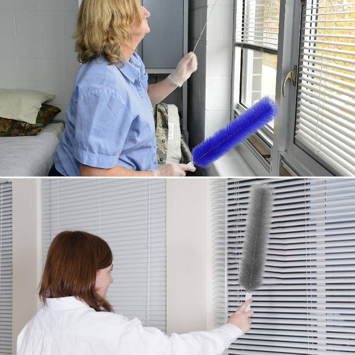 Flexible Mikrofaser Ventilator Staubwedel Bürsten – Wiederverwendbare Reinigungswerkzeuge für Klingen, Ventile & Jalousien Karnz