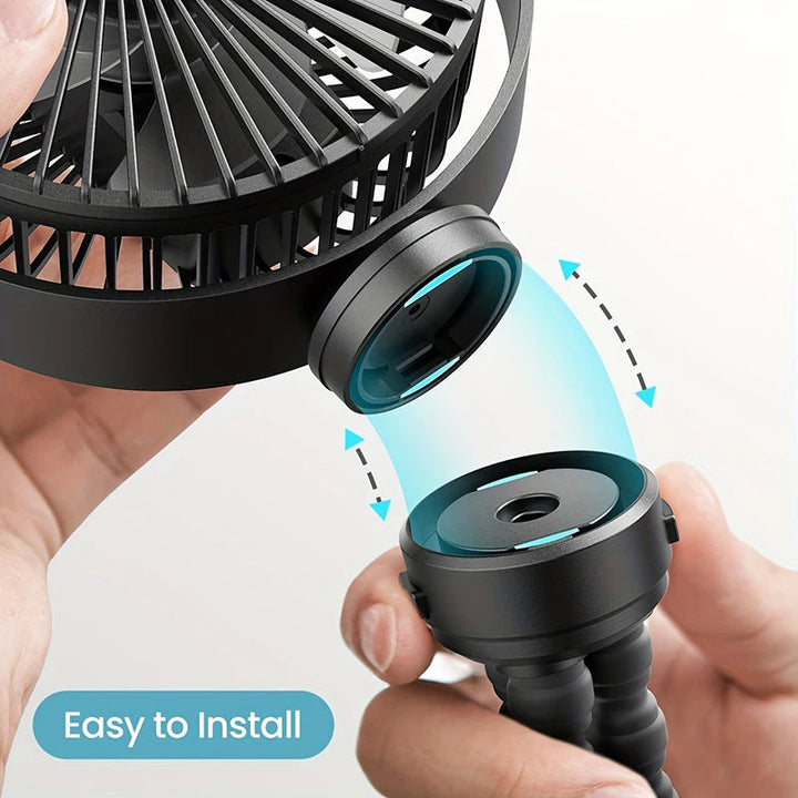 Mini tragbarer Kinderwagen Ventilator | Karnz