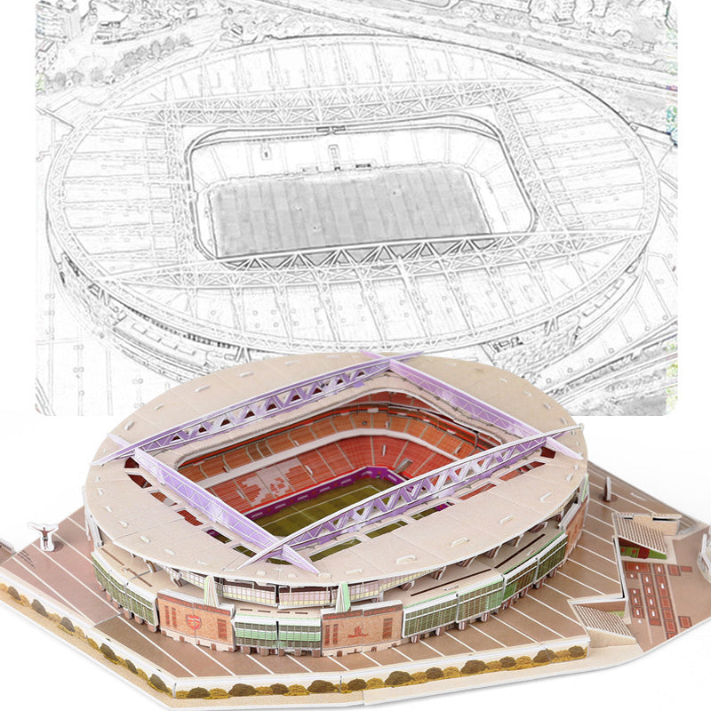 3D-Puzzle-Fußballstadion
